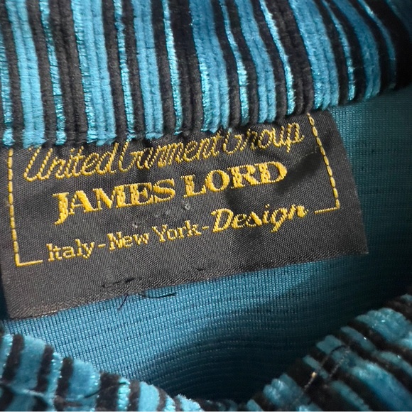 James Lord 80s Vintage Heavy weight microfiber button down - Picture 2 of 4